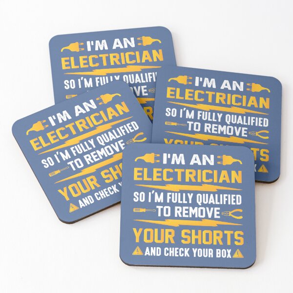 Item preview, I'm An Electrician So I'm Funny Qualified Electrical Engineer designed and sold by raretshirtsuk.