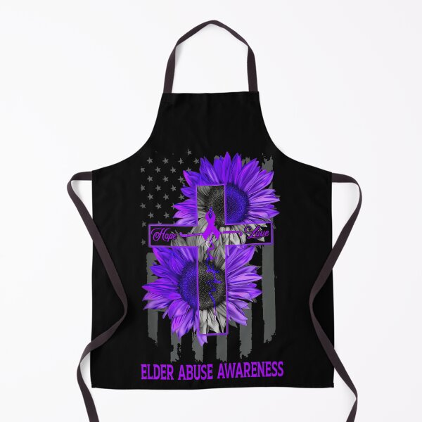 Item preview, Faith Hope Love American Flag Sunflower Christian Cross Elder Abuse Awareness designed and sold by Tadmab.