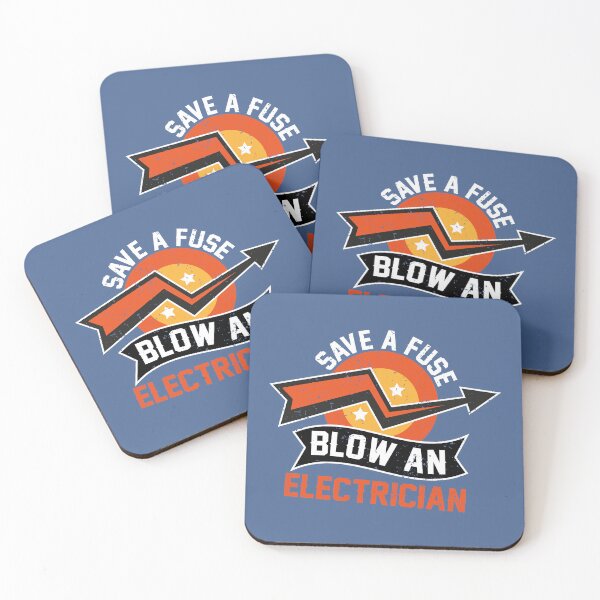 Item preview, Save A Fuse Blow An Electrician Funny Electrical Engineer designed and sold by raretshirtsuk.