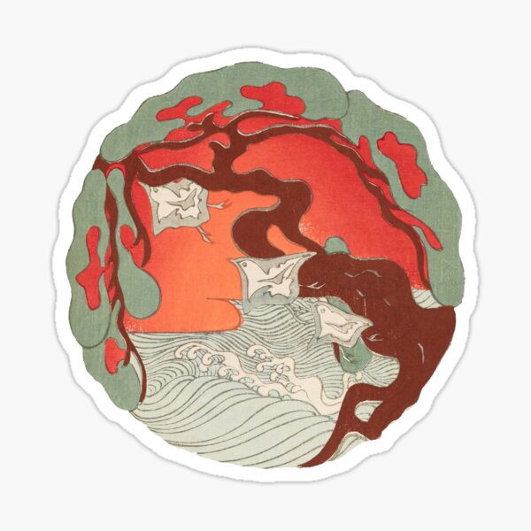 Waterside Tree Sticker