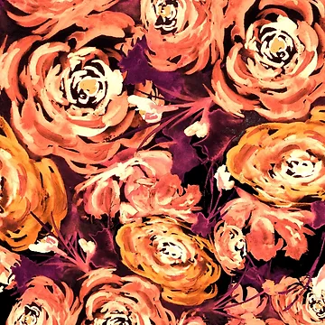 Artwork thumbnail, Bronze Roses Pattern by Sebastian Grafmann
