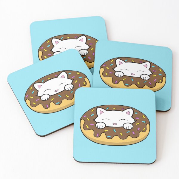 Item preview, Chocolate Doughnuts cats designed and sold by Purr95.