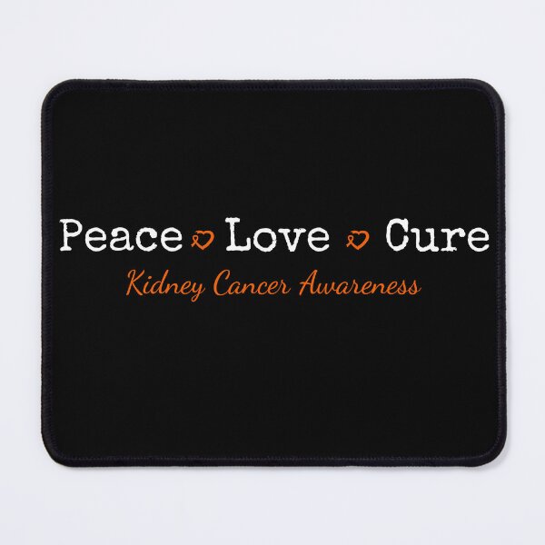 Item preview, Peace Love Cure Kidney Cancer Awareness Orange Ribbon designed and sold by cssdru.