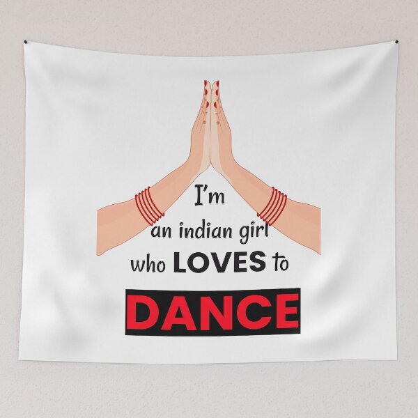 Item preview, I am an indian girl who loves to dance designed and sold by cool-things-br.