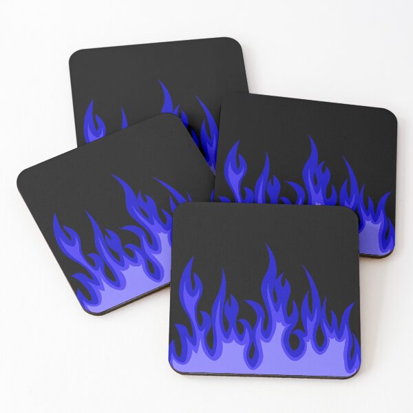 Artikelvorschau, Blaue Feuer-Grunge-Ästhetik entworfen und verkauft von VITYY.