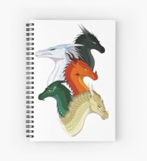 Cuaderno de espiral Wings of Fire Second Arc Personajes principales