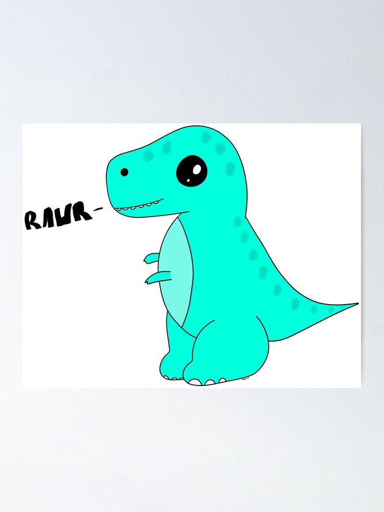 Cute Cartoon T-Rex Dinosaur