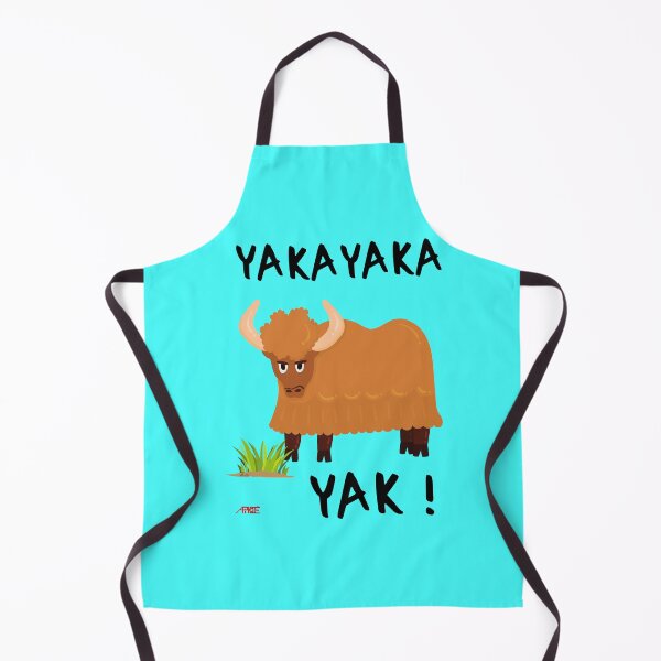 Item preview, Yakayaka Yak! said the yak... - Typo black designed and sold by Apikoedesign.