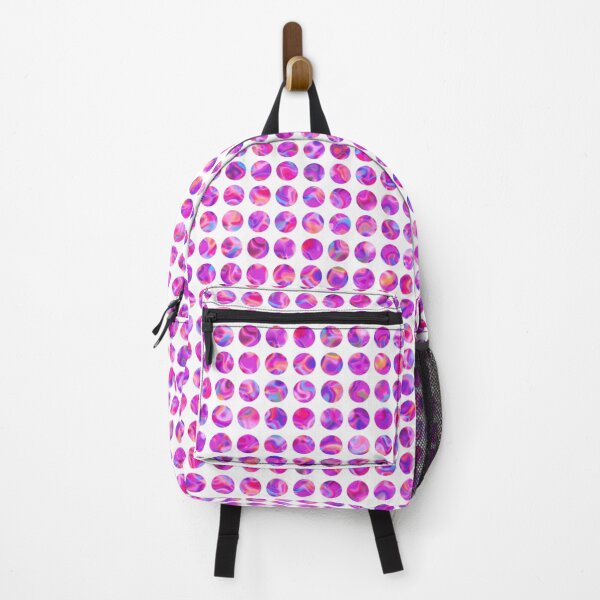 Item preview, Strawberry Static Wave Dots on White designed and sold by thefriedegg.