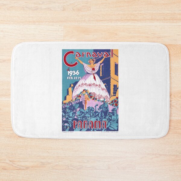 Item preview, Cartel de viaje de Carnaval de PANAMÁ de 1936 designed and sold by retrographics.