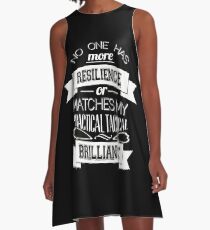 Vestido acampanado Necesito a mi mano derecha, hombre