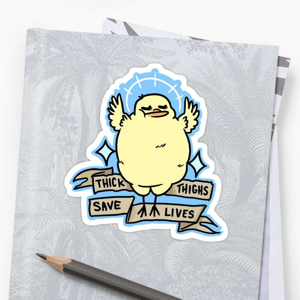 Sassy Body Positive Chick Sticker By Sabtastic Redbubble