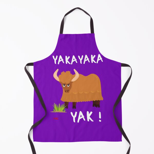 Item preview, Yakayaka Yak! said the yak... - Typo blanche designed and sold by Apikoedesign.