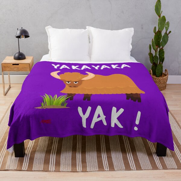 Item preview, Yakayaka Yak! said the yak... - Typo blanche designed and sold by Apikoedesign.
