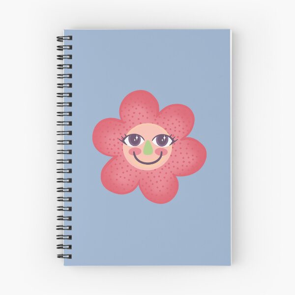 Artikelvorschau, Rosa Blume mit lächelndem Gesicht entworfen und verkauft von lolmariam.