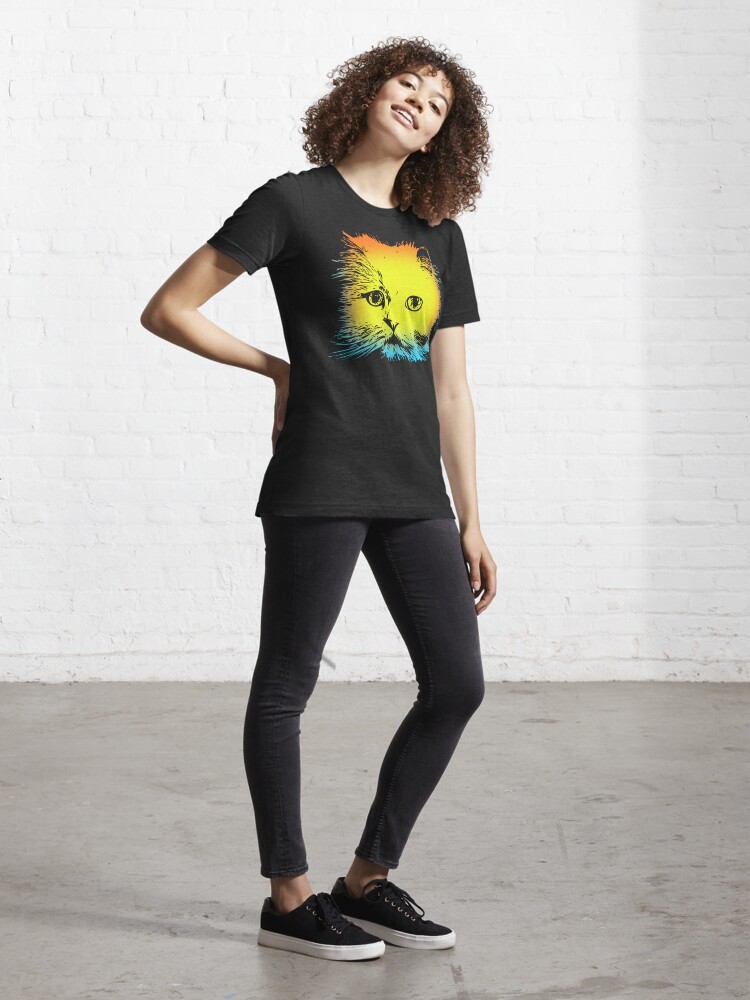 Cat Kunter Bunt Essential T-Shirt by coverartwork