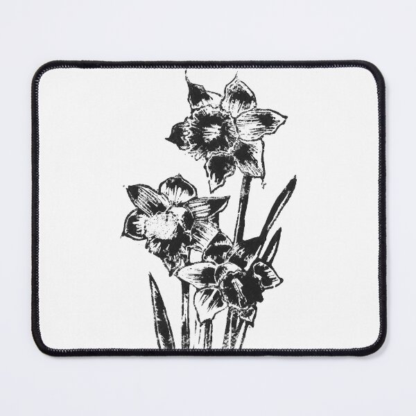 Item preview, Daffodils linocut designed and sold by -angie-red-.