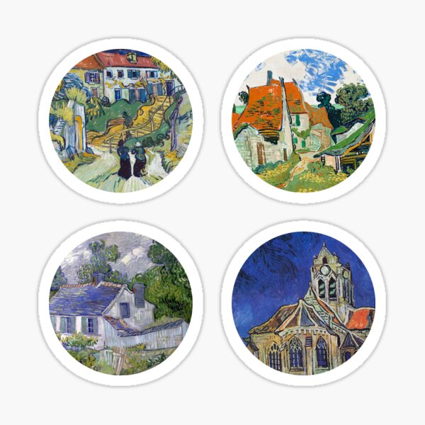 Item preview, Impressionism Vincent van Gogh sticker set designed and sold by LazyOracle.