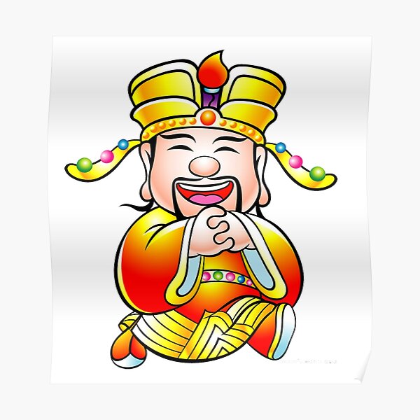 happy-rich-man-in-chinese-robes-poster-for-sale-by-sezyoo-redbubble