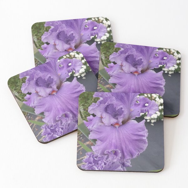 Item preview, Iris Flower Lavender Purple designed and sold by Sarah  Rajkotwala.