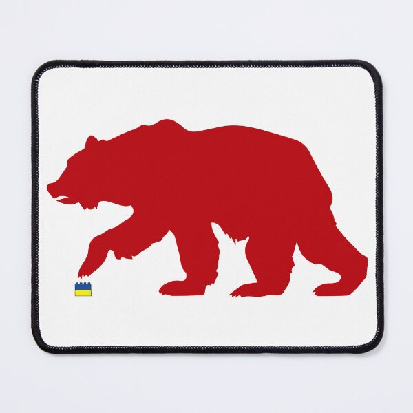 Item preview, Russian Bear Stepping On Ukrainian Lego designed and sold by libtarts.