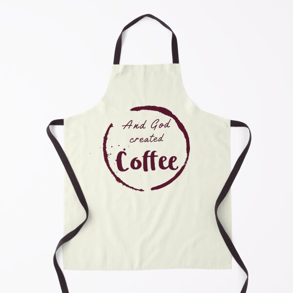 Item preview, And God Created Coffee, Funny Christian Coffee Gratitude Saying designed and sold by IceCreamMuseum.