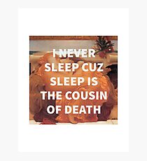 Flaming June x Nas Photographic Print