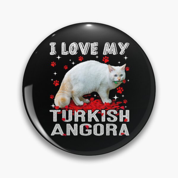 Item preview, Funny I Love My Turkish Angora Valentine Cat Lover  designed and sold by aprilsav.