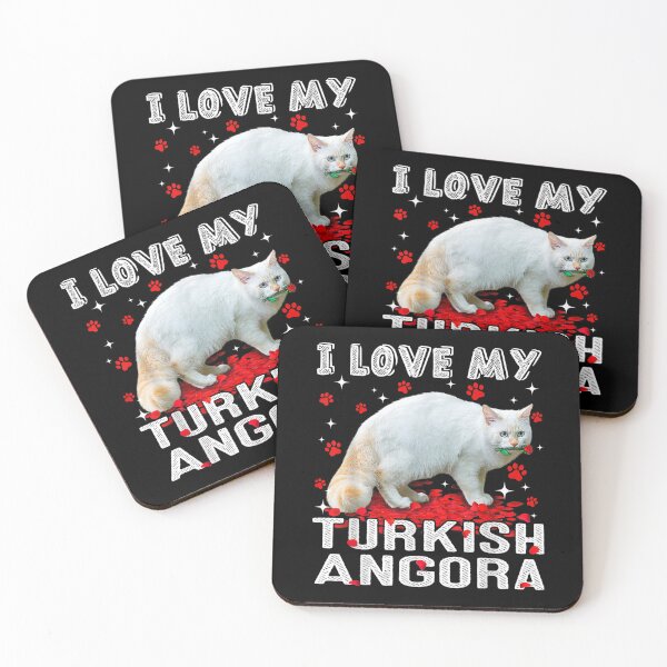 Item preview, Funny I Love My Turkish Angora Valentine Cat Lover  designed and sold by aprilsav.