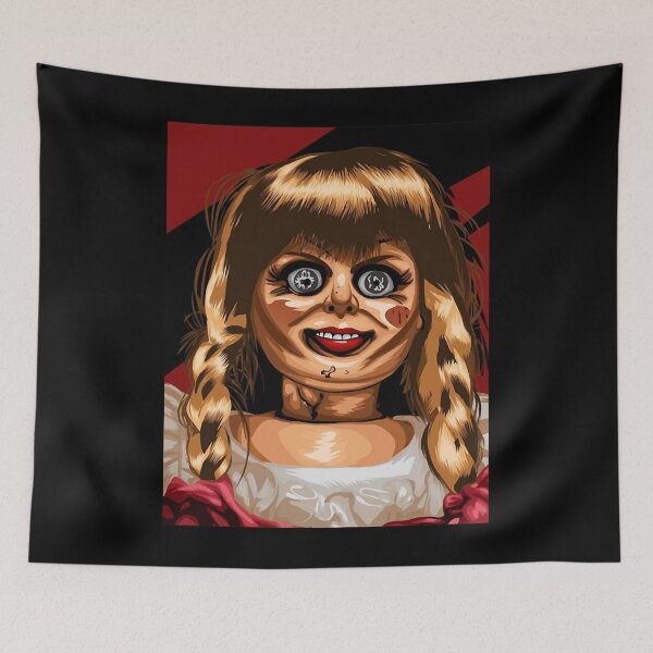 Item preview, A Girl Who Loves Annabelle Creation Ghost Oil Painting Gifts For Birthday designed and sold by ConnorHeagney26.