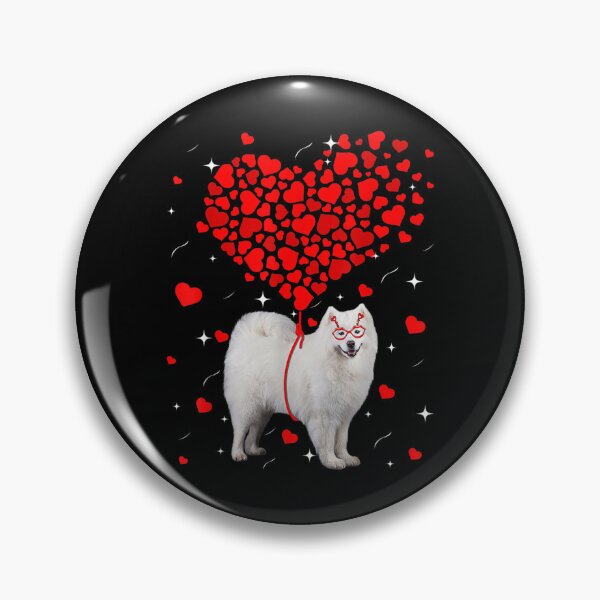 Item preview, Funny Samoyed Dog Valentine Pet Puppy Dog Lover  designed and sold by amyadt77.
