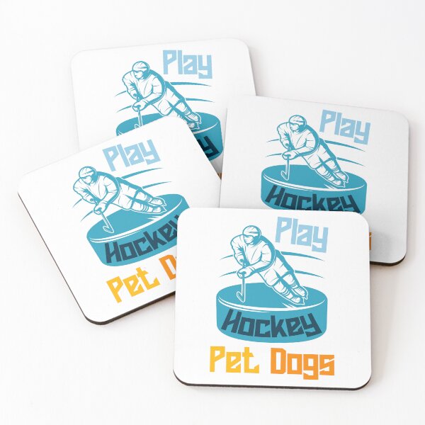 Item preview, Play Hockey Pet Dogs Funny Colorful Design designed and sold by pedrored369.