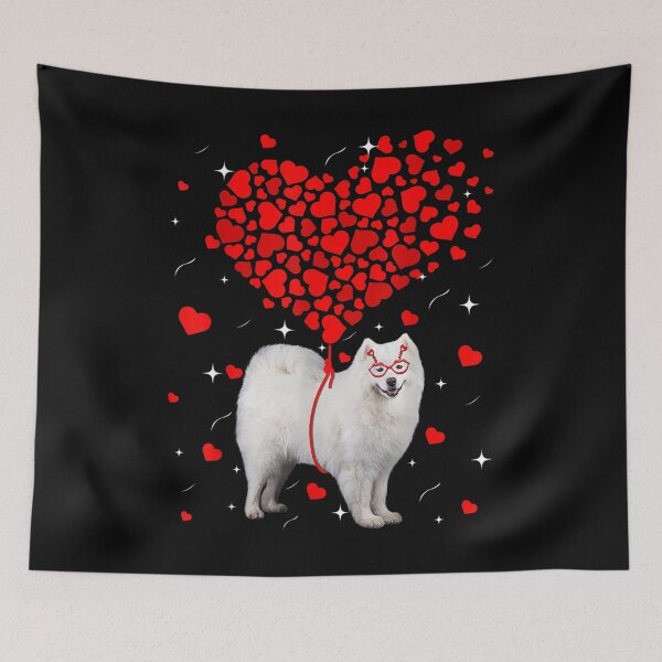 Item preview, Funny Samoyed Dog Valentine Pet Puppy Dog Lover  designed and sold by amyadt77.