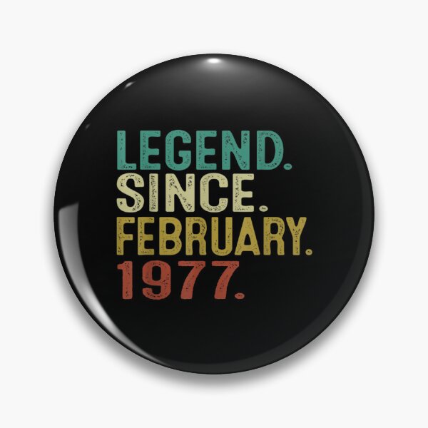 Item preview, 45th Birthday Gifts Vintage Legend Since February 1977  designed and sold by amyadt77.