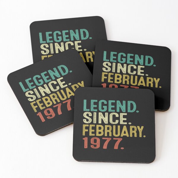 Item preview, 45th Birthday Gifts Vintage Legend Since February 1977  designed and sold by amyadt77.