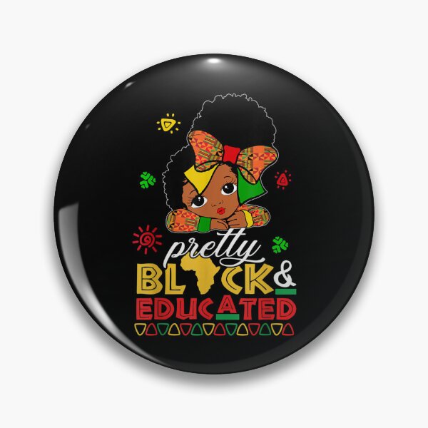 Item preview, Pretty Black Educated Peekaboo Girl Melanin Black History  designed and sold by aprilsav.