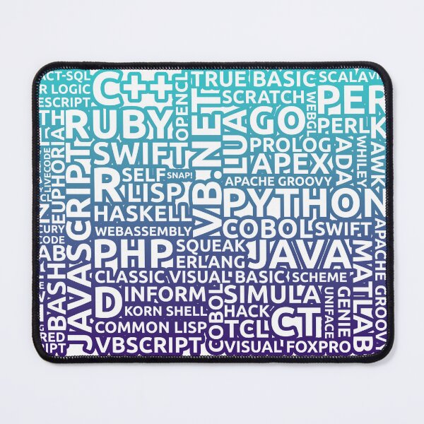Item preview, Art with programming language names designed and sold by Telmo Nascimento.