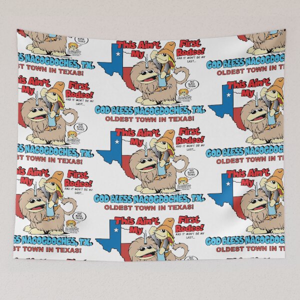 Item preview, Cowboy Clamkin Cartoon - God Bless Nacogdoches, Texas.  designed and sold by Bruce Ingrassia.