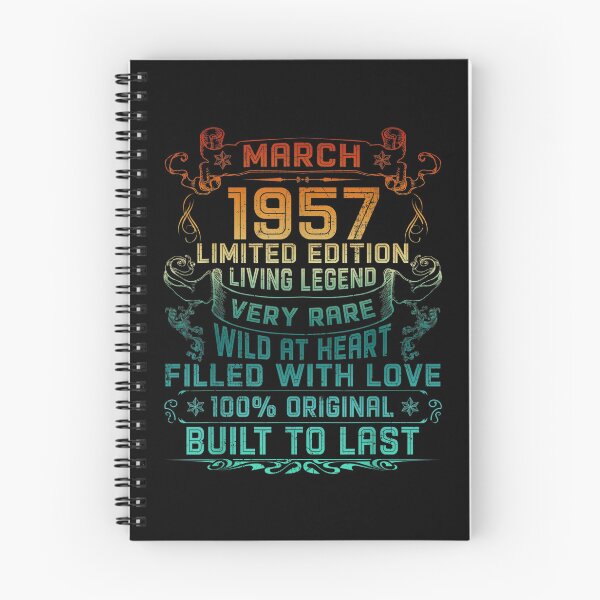 Item preview, Vintage 65 Years Old March 1957 65th Birthday Gift  designed and sold by amyadt77.