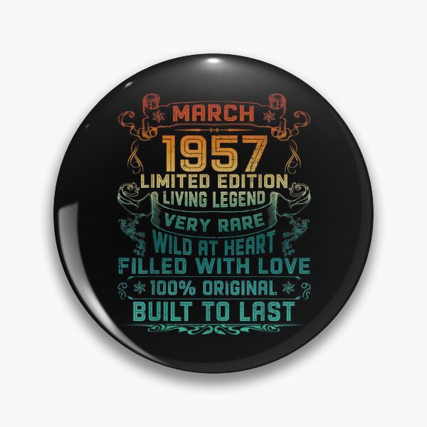 Item preview, Vintage 65 Years Old March 1957 65th Birthday Gift  designed and sold by amyadt77.