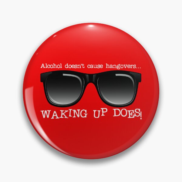 Item preview, Alcohol Doesn’t Cause Hangovers…! (on Red) designed and sold by PawsitiveMum.