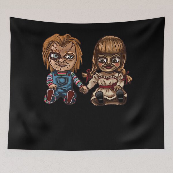 Item preview, Birthday Gift Chucky And Annabelle Old Birthday In Love Retro Wave designed and sold by ConnorHeagney26.