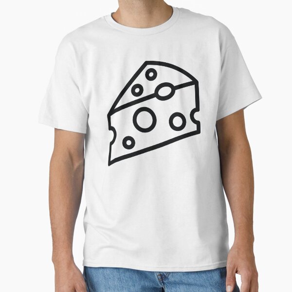 Item preview, Cheese Wedge Outline designed and sold by EvolvClothing.