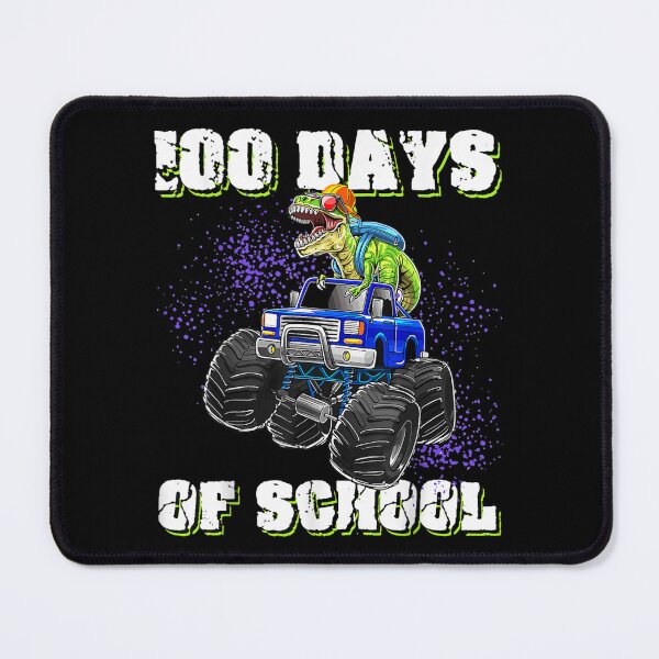 Artikelvorschau, 100 Tage Schule 100. Tag Dino Dinosaurier Monster Truck Kid entworfen und verkauft von aprilsav.