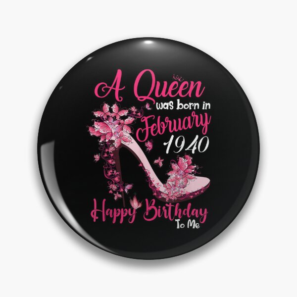 Item preview, A Queen Was Born In February 1940 82th Birthday Gifts Women  designed and sold by brita797.