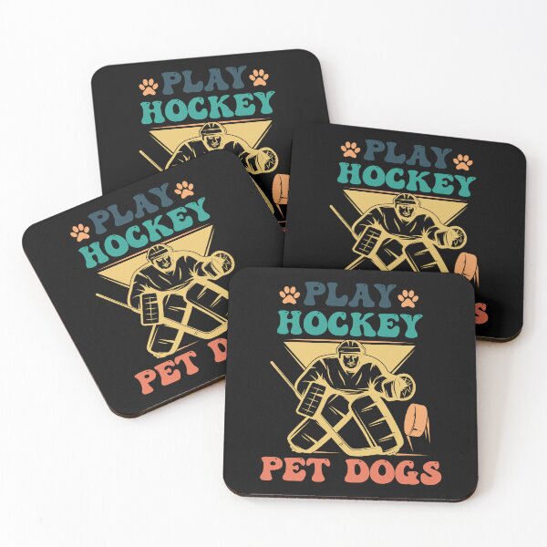 Item preview, Play Hockey Pet Dogs Cute Trendy Colorful Art  designed and sold by pedrored369.