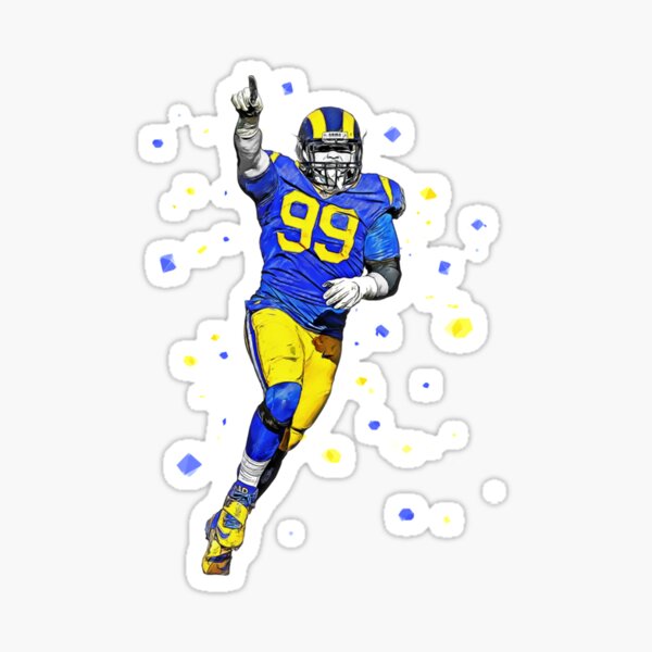 Aaron Donald #99 Los Angeles Rams NFL NIKE White Away Jersey Men&