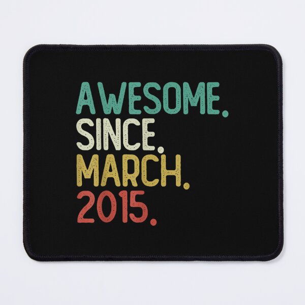 Item preview, 7 Years Old Awesome Since March 2015 7th Birthday Gifts designed and sold by aprilsav.