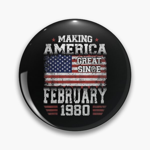 Item preview, February 1980 American Flag 42nd Birthday Gifts 42 Yrs Old  designed and sold by brita797.