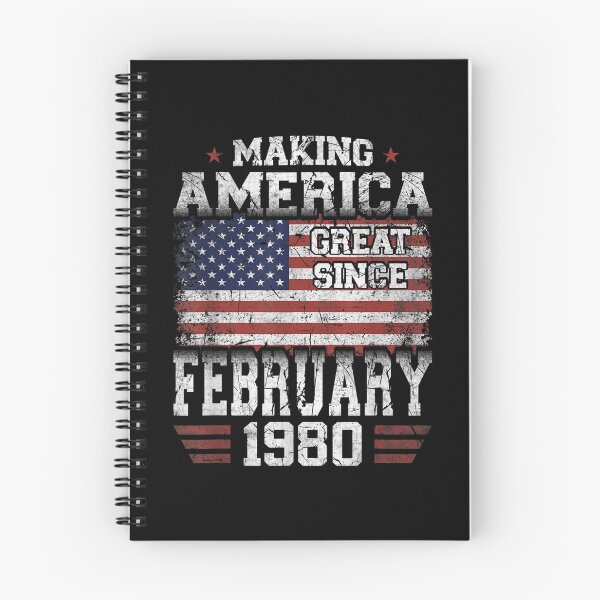 Item preview, February 1980 American Flag 42nd Birthday Gifts 42 Yrs Old  designed and sold by brita797.